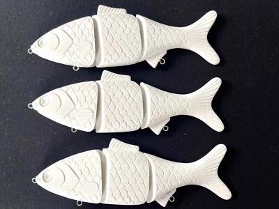 Swimbait , Wobbler, Hecht, Zander, 17cm.  Zum Selbst Lackieren. - Bild 1 von 2