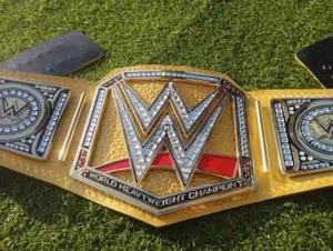 NEW World Heavyweight Universal Championship Replica golden Belt 4MM - Picture 1 of 3