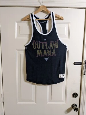 Camiseta sin mangas Under Armour Project Rock Training Muscle para hombre M "Outlaw Mana" gris ceniza Foto 1 de 4