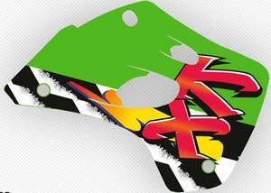 KAWASAKI KX80 & KX100 1995 OEM Style Graphics - Picture 1 of 3