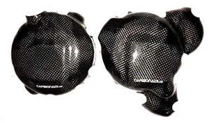 KTM EXC TPI 250 300 2T 2018 2022 2x tapa de embrague de carbono tapa de lima carbono  - Imagen 1 de 4