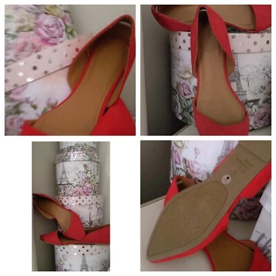 Charlotte Russe Mujer Acai D'orsay Plano Punta Sin Cordones Talla 8 Foto 1 de 2