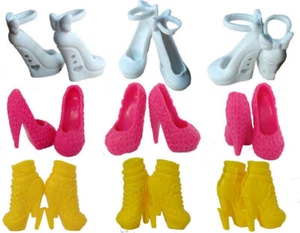 5pairs High Heel Shoes For Monster Demon Doll Sandals For 11.5" Doll 1/6 Dolls - Picture 1 of 9