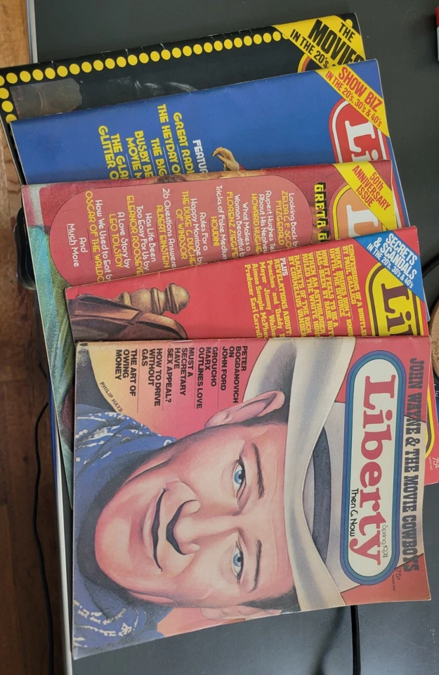 Lot of 5 LIBERTY Magazines, 1974/75 Foto 1 de 1