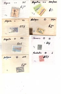 Worldwide Stamp Collection countries that begin with D duplicates cv $87  (mb19 - Imagen 1 de 11