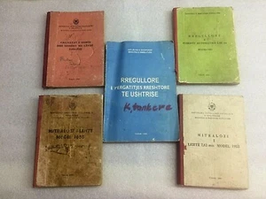old 5 albanian books-Enver Hoxha-MILITARY EDITIONS-communism time-illustrated-RA - Picture 1 of 47