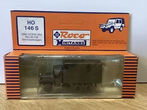 Roco Mini Tanks 18/7 ScaleGMC-CCKW  – 353 Stock Number 146S Werkstattwagen Truck - Picture 1 of 3
