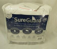 SureGuard CAL KING Size Box Spring Encasement 8-11" depth 100% Waterproof 2 pcs 