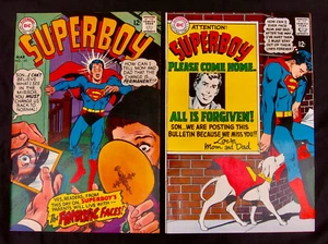 SUPERBOY Lot #145 146 - Covers by Neal Adams  (DC, 1968) 9.0 VF/NM - Picture 1 of 7
