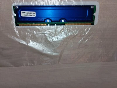 SAMSUNG MEMORIA RAM RIMM RAMBUS KMMR18R4GC1-K8 (NUOVA MAI USATA) - Immagine 1 di 4