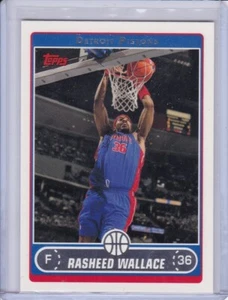 Rasheed Wallace 2006-07 Topps Basketball Card 24 - Picture 1 of 2