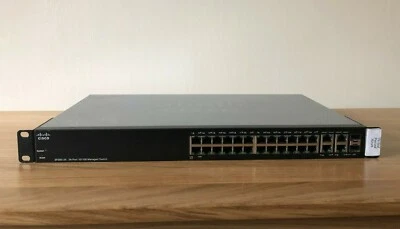 Cisco SF300-24 with Brackets (24-Port Fast Ethernet Switch) (Cisco SF 300-24) - Image 1 of 4