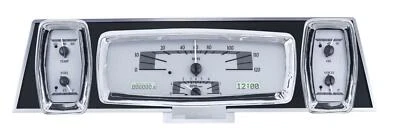 Dakota Digital 61-63 Continental Analog Gauges Silver Alloy Blue VHX-61L-S-B - Image 1 of 4