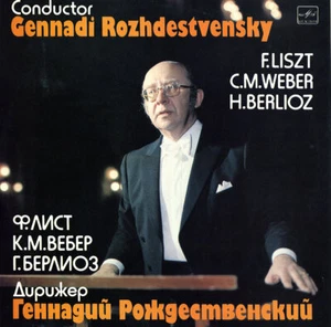 RUSSIAN Conductor ROZHDESTVENSKY Conducts SCHUMANN SIBELIUS BRUCKNER MOZART BACH - Picture 1 of 14