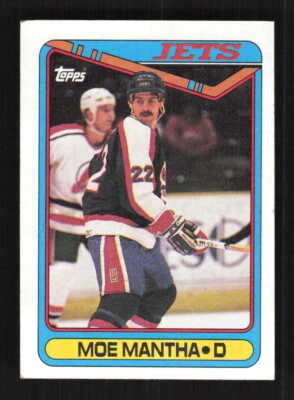 Moe Mantha  1990 Topps   Winnipeg Jets #354 - Image 1 of 2