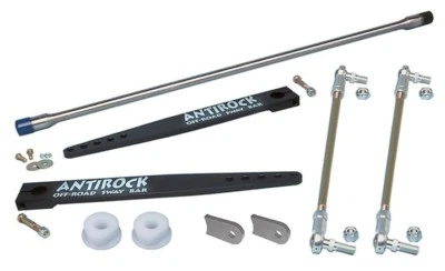 NUEVO KIT DE BARRA ESTABILIZADORA DELANTERA CURRIE ANTIROCK, SE ADAPTA A JEEP WRANGLER YJ, BRAZOS DE ACERO, 87-95 Foto 1 de 2