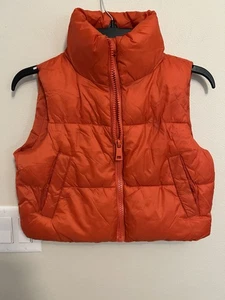 Chaleco acolchado Art Class niños talla S (6/7) unisex, naranja, bolsillos, cremallera duradera - Imagen 1 de 5