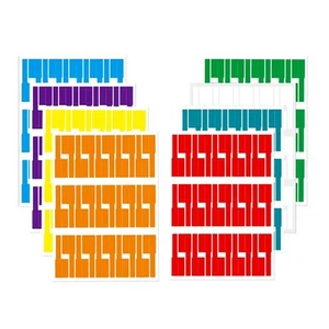 480Pcs Cable Labels Cord Labels Stickers Tear Flexible Works4116 - Afbeelding 1 van 8