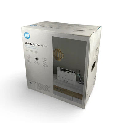 New OEM BOX HP LaserJet Pro 4001n Laser Printer Black And White 2Z599F withToner - Image 1 of 4
