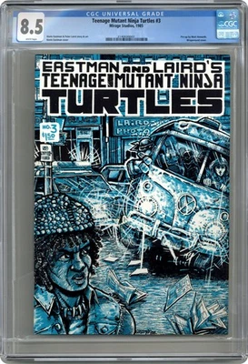 Teenage Mutant Ninja Turtles #3A Eastman 1st Printing CGC 8.5 1985 2140030002 - Image 1 of 2
