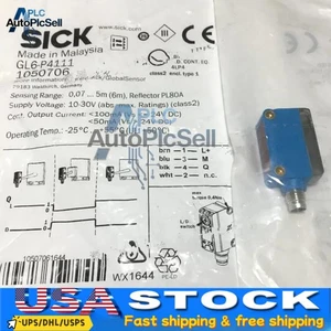New Sick GL6P4111 GL6-P4111 1050706 Photoelectric Sensor Free Shipping - Picture 1 of 8