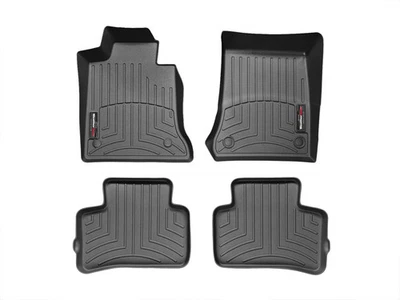Forro de piso WeatherTech para Mercedes Clase GLK 2013-2015 - 1ª y 2ª fila, negro Foto 1 de 4