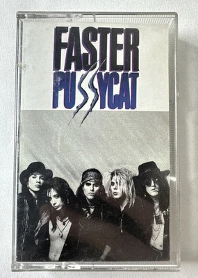 Faster Pussycat 1987 Cassette Self Titled Elektra 60730-4 Foto 1 de 4