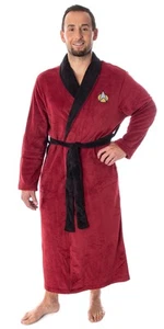 Star Trek The Next Generation Picard Kostüm Erwachsene Fleece Plüsch Morgenmantel Bademantel - Bild 1 von 5