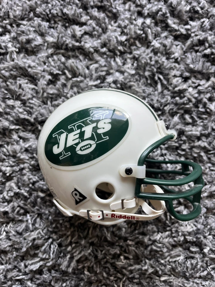 NFL 1998 NEW YORK JETS MINI CASCO RIDDELL Buen Estado Talla 3-5/8 Foto 1 de 4