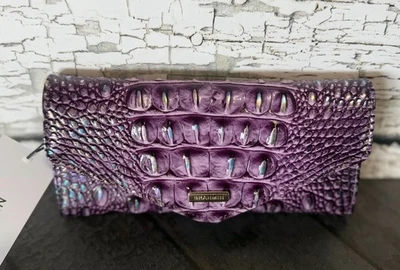 CARTERA BRAHMIN PASSION VERÓNICA PÚRPURA ~ CUERO GENUINO NUEVA CON ETIQUETAS  Foto 1 de 4