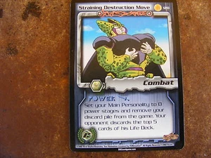 Straining Destruction Move Dragonball CCG Card DBZ - Picture 1 of 1
