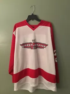 Camiseta deportiva de hockey vintage WWE Wrestlemania 23 Detroit 4/1/07 rara - Imagen 1 de 15
