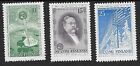 FINLAND SG 550-52 CENTENARY OF TELEGRAPHS 1955; MINT HINGED(10m) MNH(15&amp;25M).