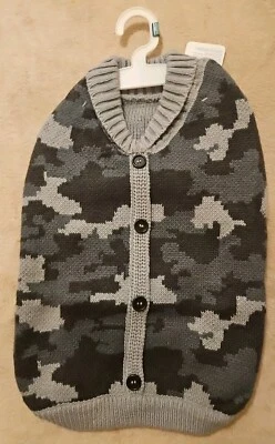 Cárdigan Top Paw gris camuflaje grande Foto 1 de 2