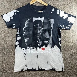Philcos Poetic Justice Tupac Shakur T-Shirt Men's Small Black White Cotton Logo - Picture 1 of 7