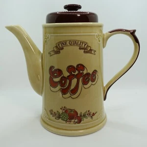 Jarra de café vintage Japón Asake años 70 64 onzas olla de cerámica - Imagen 1 de 14