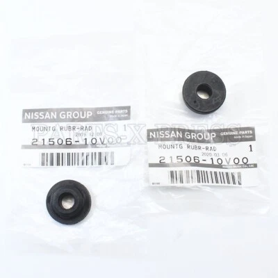 COJINES DE MONTAJE DE RADIADOR ORIGINALES NISSAN PATHFINDER GT-R INFINITI 21506-10V00 -x2 Foto 1 de 4