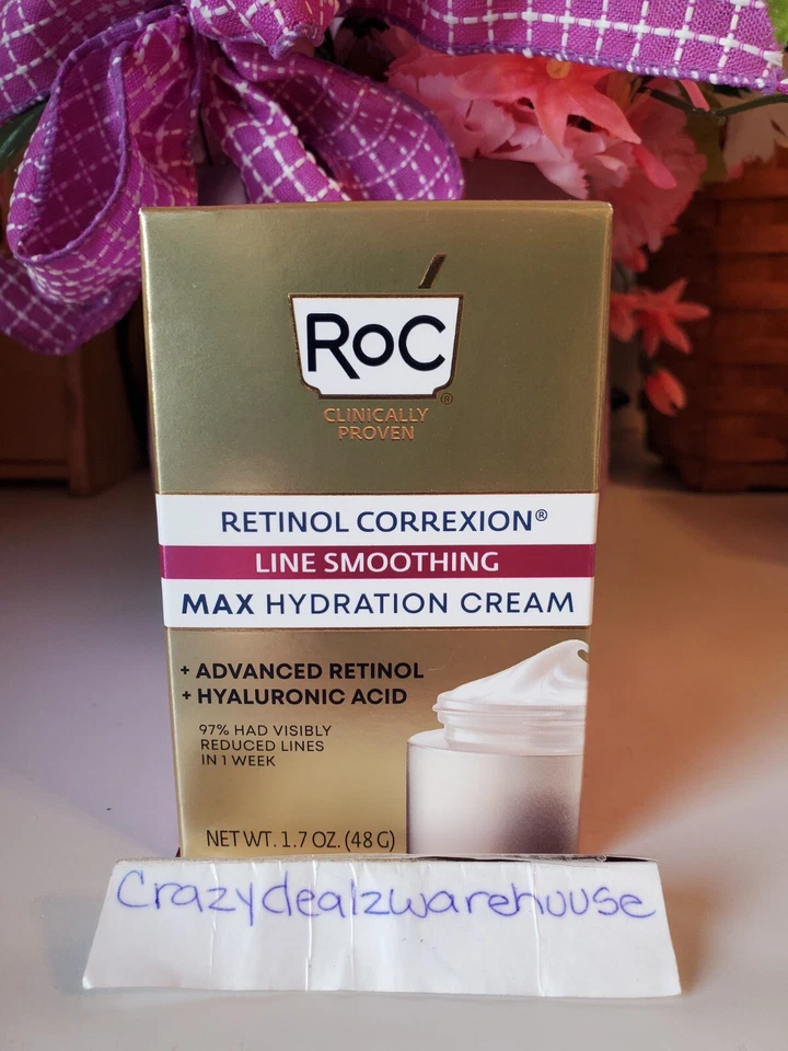 RoC Retinol Correxion Max  Hydration  Cream- Line Smoothing. 1.7 fl oz. ~ NEW ~ - Image 1 of 1