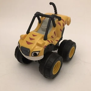 Blaze and the Monster Machines Slam and Go Stripes Truck 2014 Mattel gelb Auto - Bild 1 von 7