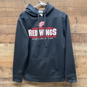 NHL Detroit Red Wings Gray/Red Hockey Sweatshirt Mens Size Small - Picture 1 of 5
