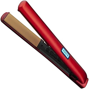 CHI Original Digital Ceramic Hairstyling Iron 1" inch Ruby Red 110/220v Open Box - Picture 1 of 3