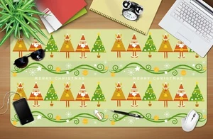 3D Gelbgrüne Kiefer H55 Christmas Rutschfest Schreibtisch Matte Tastatur Pad Amy - Bild 1 von 7
