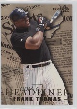 1995 Fleer Update Headliners Frank Thomas #18 HOF
