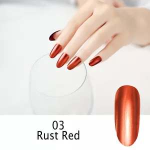 Metallic Nagellack Magic Mirror Effect Chrome Nail Art Polish Silber 8ML - Bild 1 von 30