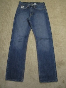 Cinch Jeans Men 34x36 Blue Straight Western Pants Dark Wash White Label Rodeo - Picture 1 of 8