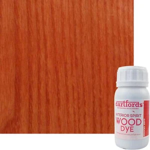 Botella de 230 ml tinte para madera interior a base de espíritu naranja oscuro Dartfords - Imagen 1 de 3