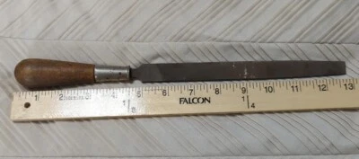 Nicholson 13" Wooden Mill Bastard Made in USA, Lightly Used Rounded Edge VTG - Image 1 of 4