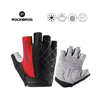 Fingerless Gloves for Men Gloves Lightweight Breathable Sport Gloves for Cycling - Image 1 of 4
