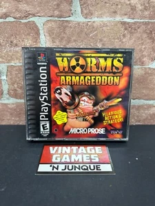 WORMS ARMAGEDDON Sony Playstation 1 PS1 cib - Bild 1 von 5