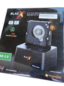 Thermaltake BlacX SATA Hard Drive 3.5" 2.5 Docking Station eSATA USB 2.0 ST0005U - Picture 1 of 5